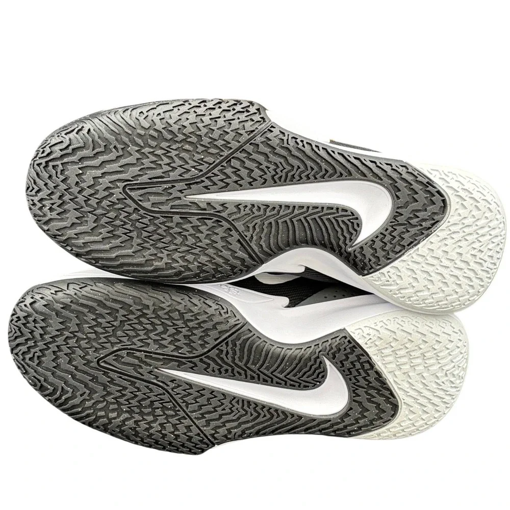 Nike Precision VII Mens Basketball Shoes Black White‎ Grey FN4322-005 Size 9.5